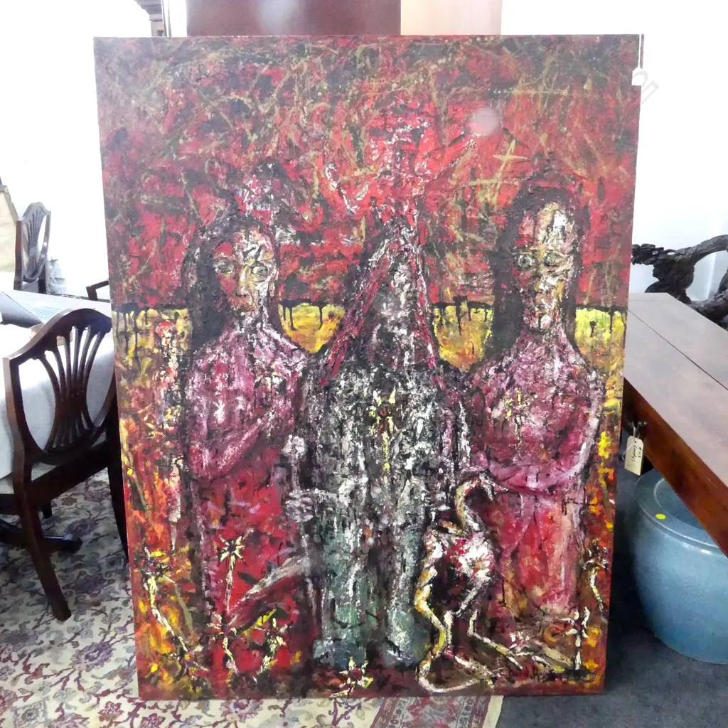 DAVID HOLMBERG 'RETURN TO SPRINGTIME' OIL ON CANVAS ’92 1600x1200mm Image 1++
