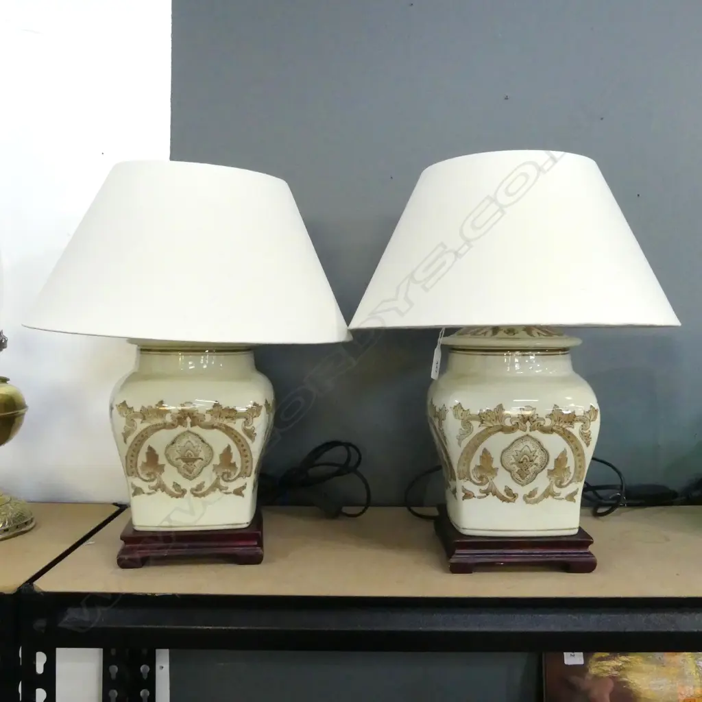 PR ORIENTAL CERAMIC LAMPS H.400mm Image 1++