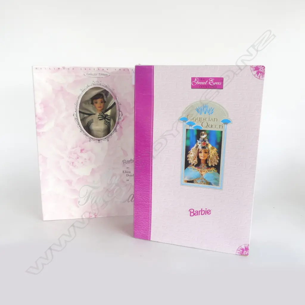 BARBIE THE EGYPTIAN QUEEN & ELIZA DOOLITTLE BOXED  TALLEST  H350mm Image 1++