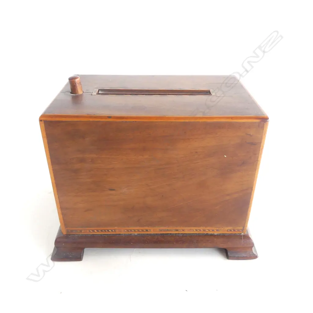 VINTAGE WOODEN CIGARETTE DISPENSER BOX W.150mm Image 1++
