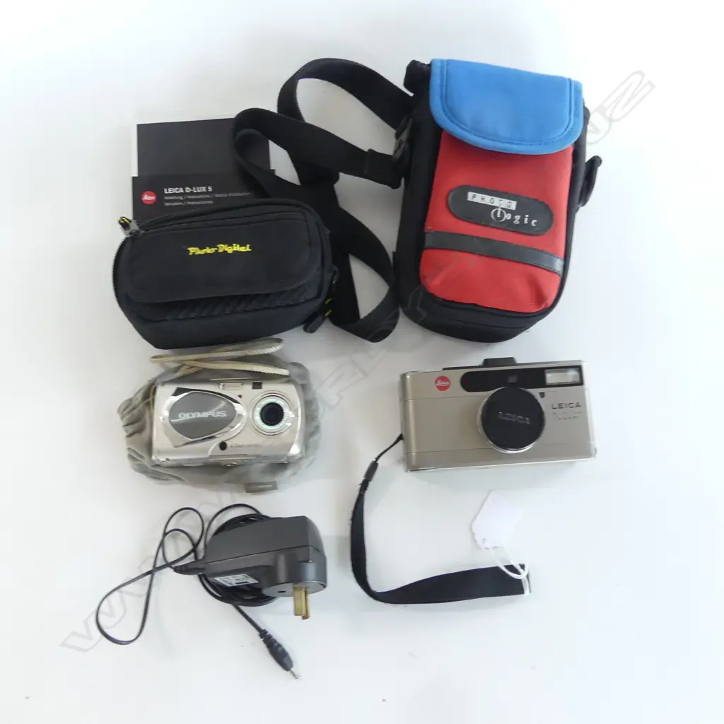 2 DIGITAL CAMERAS; LEICA MINILUX & OLYMPUS Image 1++