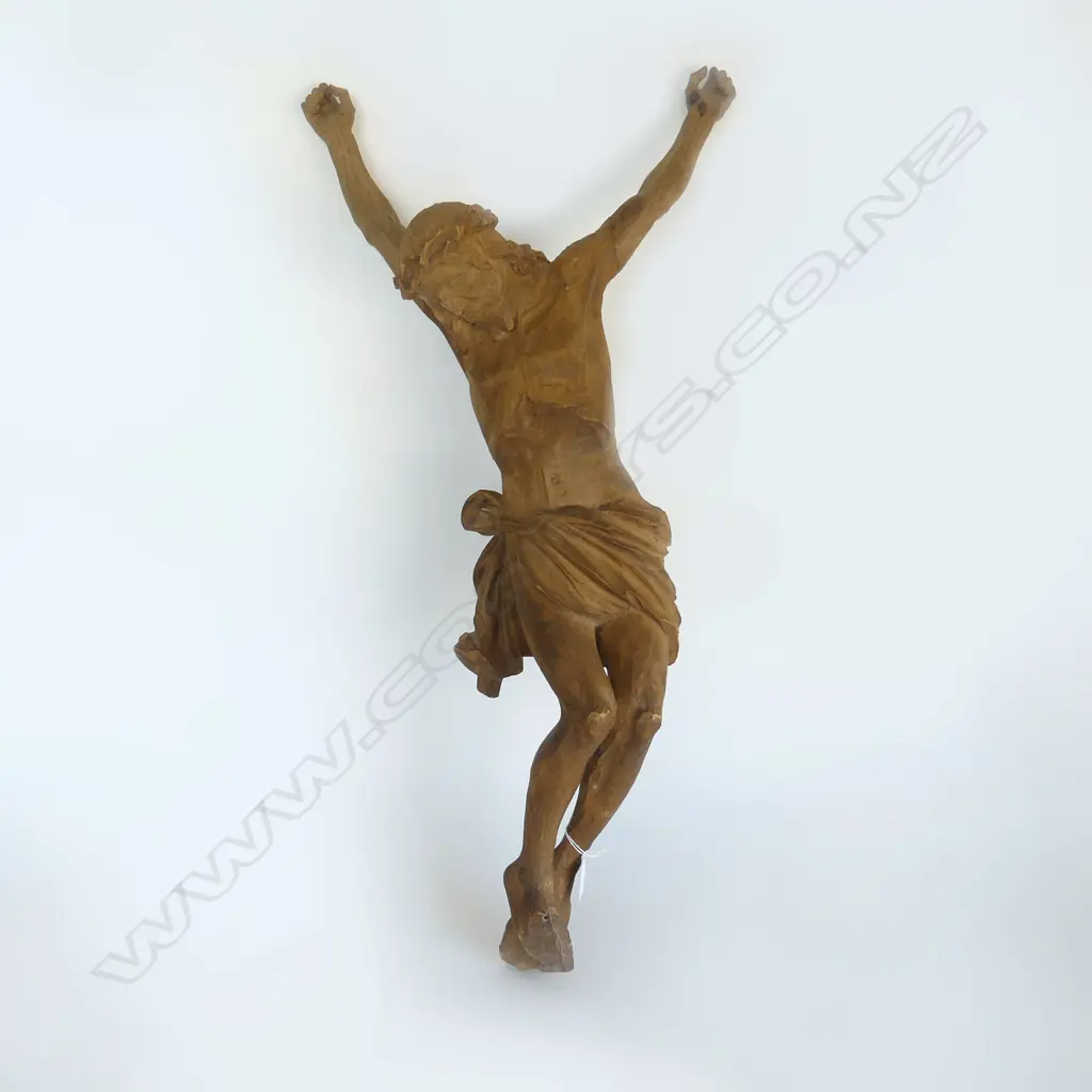 LG CARVED WOODEN CHRIST H.790mm Image 1++