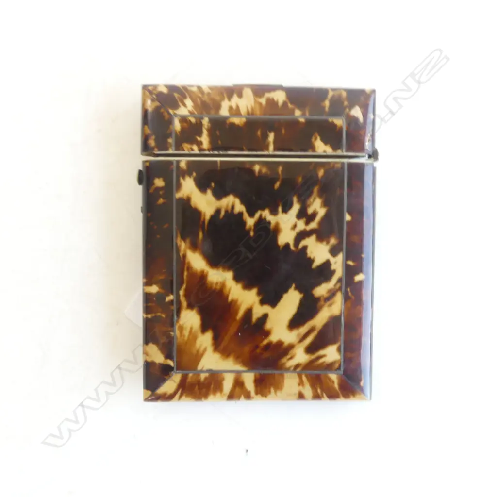 VICTORIAN TORTOISESHELL CARD CASE  Image 1++