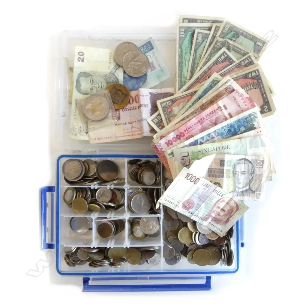 ASST. WORLD NOTES & COINS Image 1++