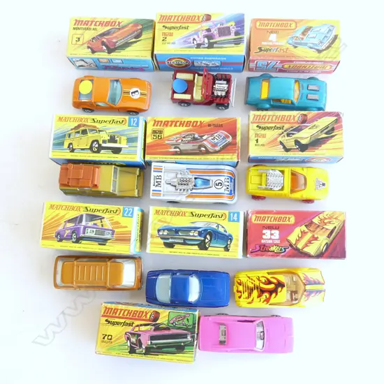 10 MATCHBOX MODEL CARS, BOXED