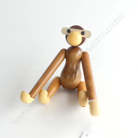 BOJENSEN STYLE WOODEN MONKEY H. 155mm