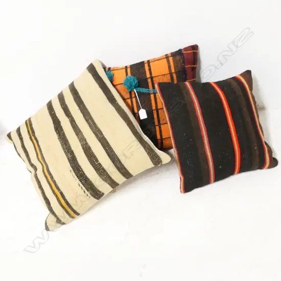 3 KELIM CUSHIONS