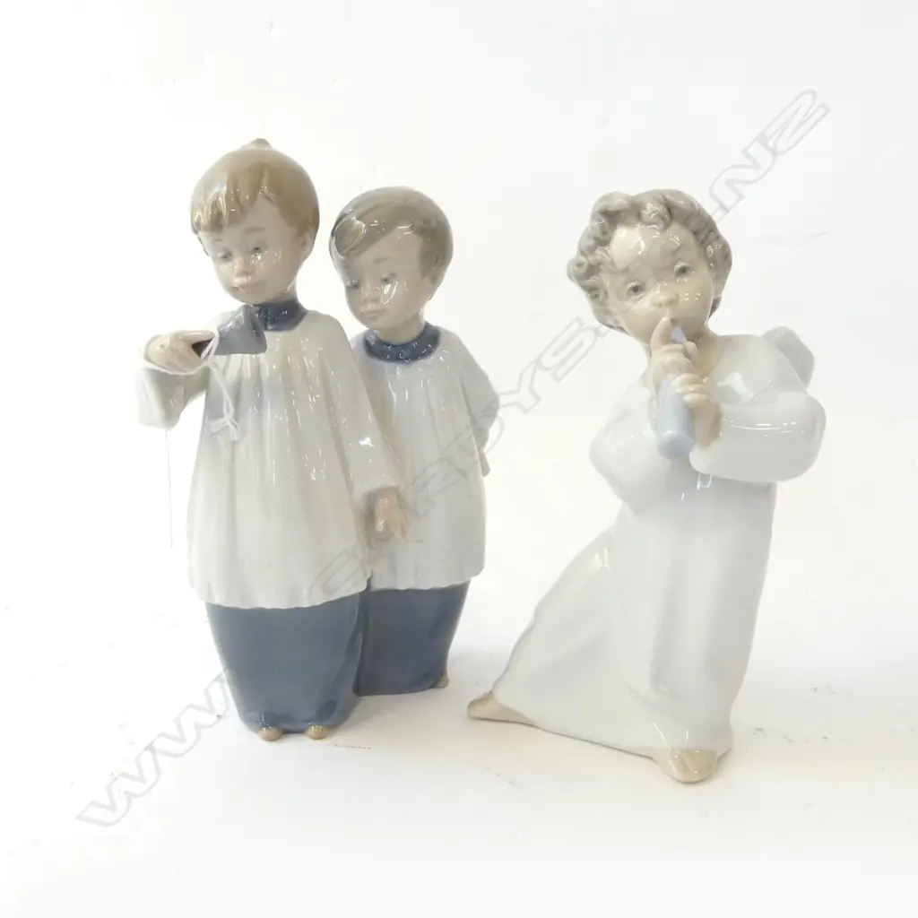 LLADRO ANGEL H.160mm & NAO CHOIR BOYS Image 1++