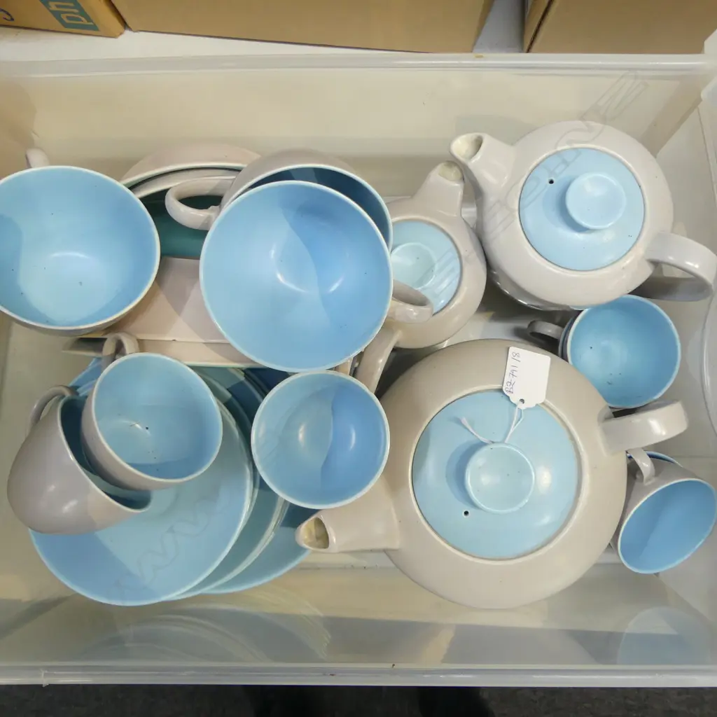 POOLE TWINTONE COFFEE SET ETC Image 1++