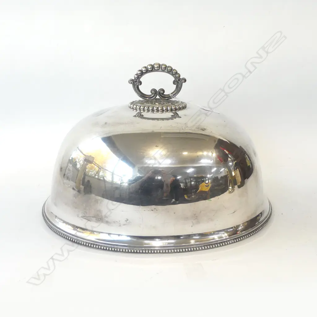 LG SILVER PLATE FOOD DOME / ROAST COVER W.460mm Image 1++