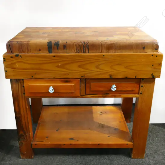 BUTCHERS BLOCK KITCHEN UNIT 930x570x860mm