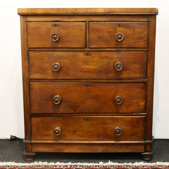ANTIQUE CHEST OF DRAWERS 970x455x1100mm showing age