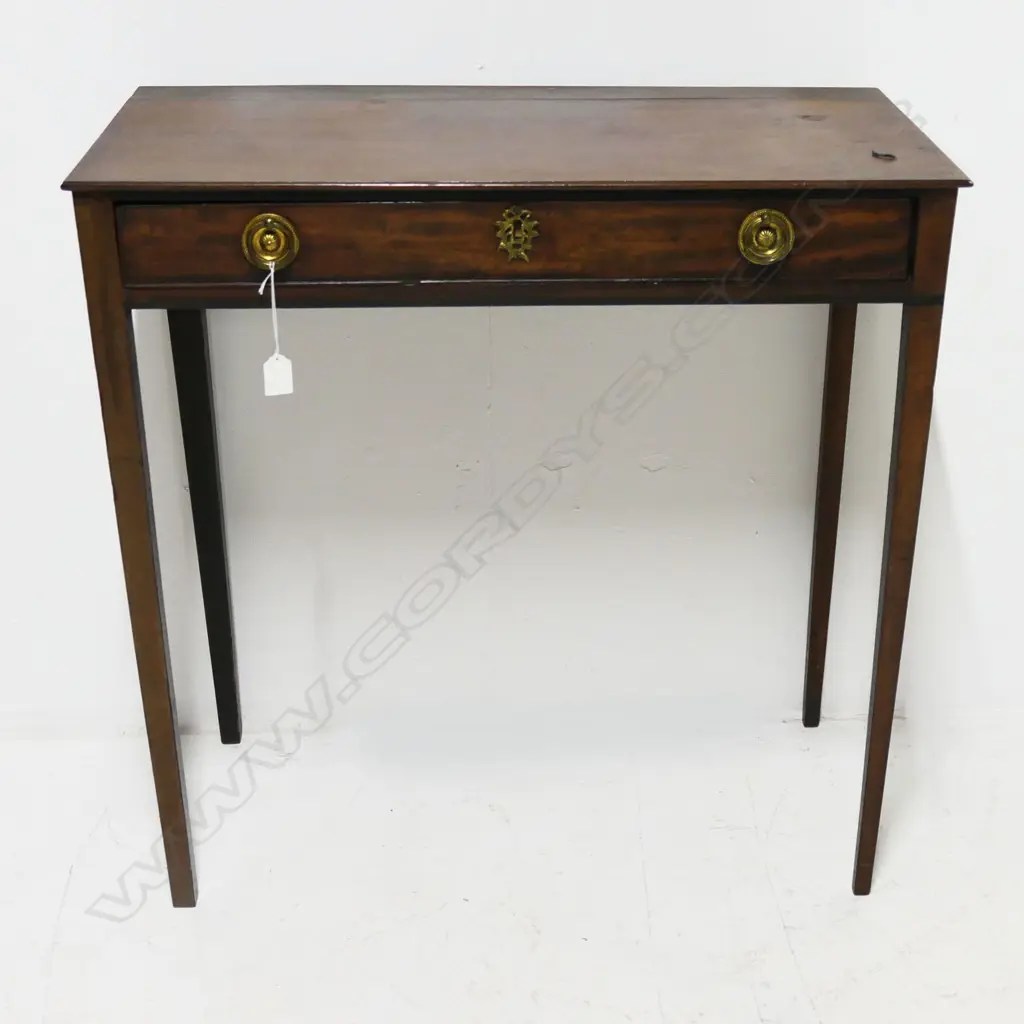 ANTIQUE MAHOGANY SIDE TABLE 770x405x760mm Image 1++