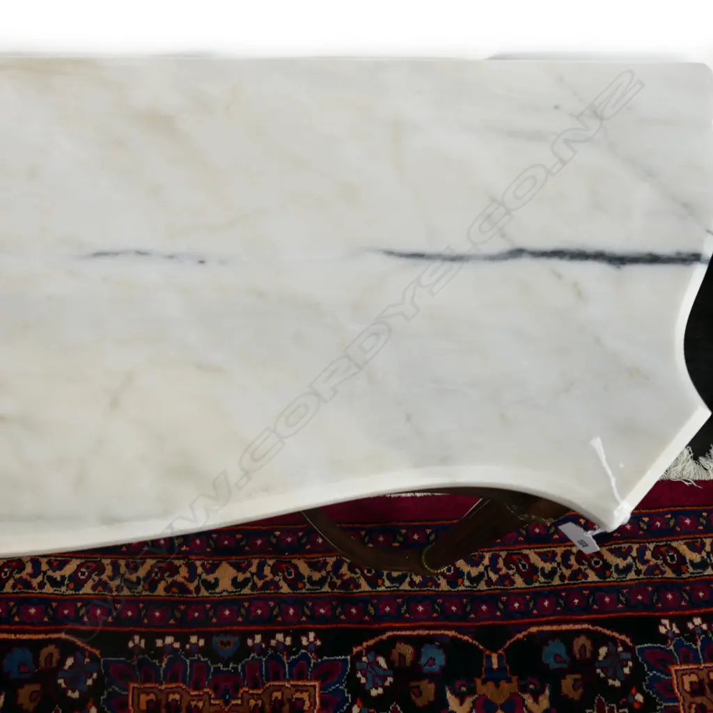 FRENCH STYLE MARBLE TOP ENTRANCE / CONSOLE TABLE 890x300x770mm Image 1++