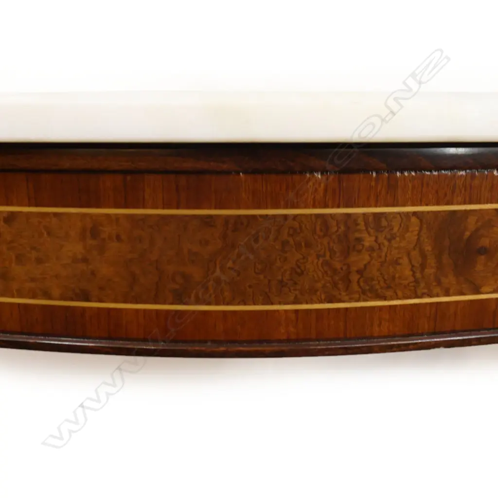 FRENCH STYLE MARBLE TOP ENTRANCE / CONSOLE TABLE 890x300x770mm Image 1++