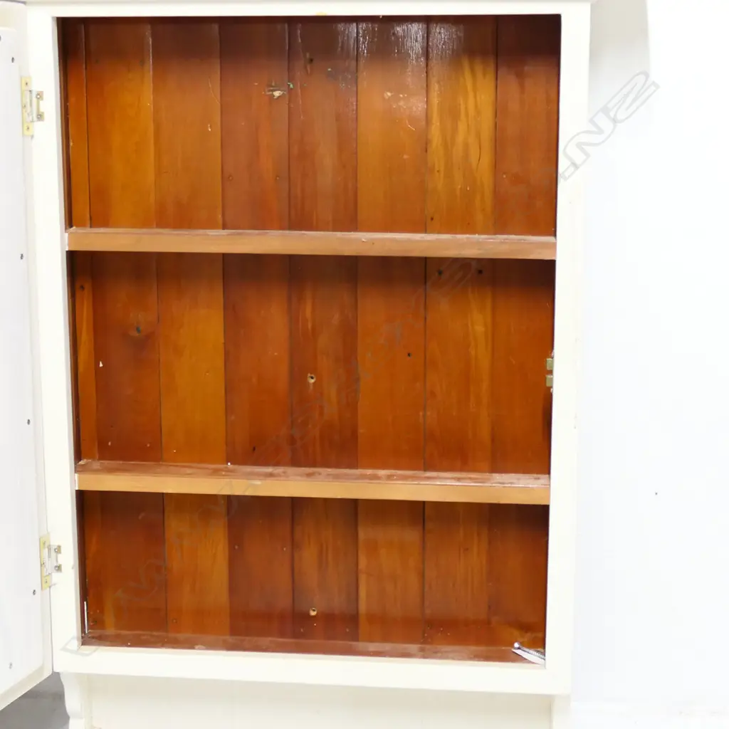 WHITE PAINTED WALL CUPBOARD 765x180x1050mm Image 1++