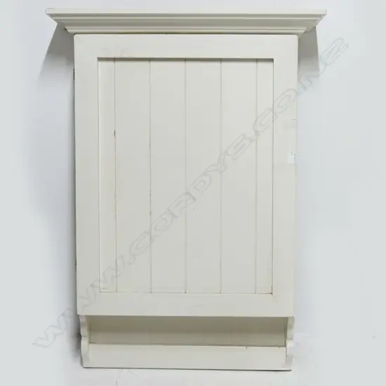 WHITE PAINTED WALL CUPBOARD 765x180x1050mm