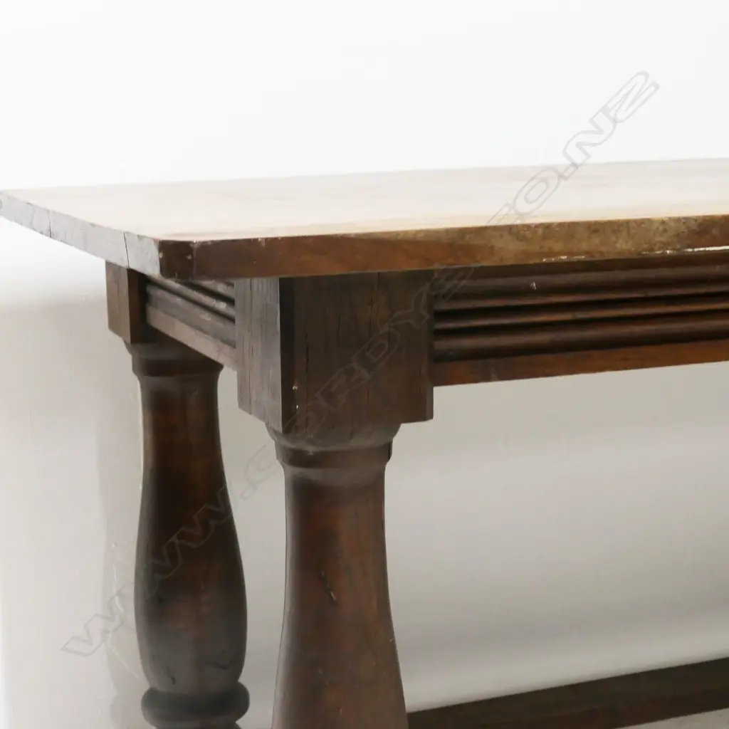 RUSTIC TABLE w. STRETCHER BASE 1500x705x760mm Image 1++