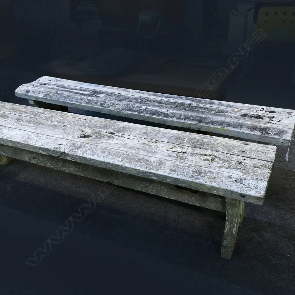 PR RUSTIC WOODEN BENCHES W.1890mm Image 1++