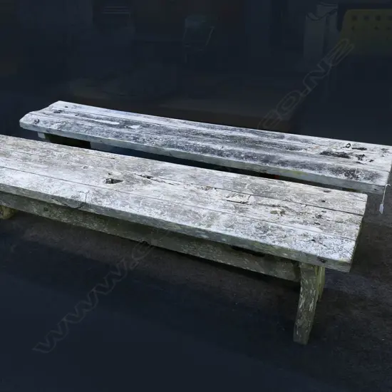 PR RUSTIC WOODEN BENCHES W.1890mm