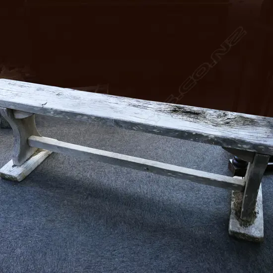RUSTIC WOODEN BENCH W.1650mm