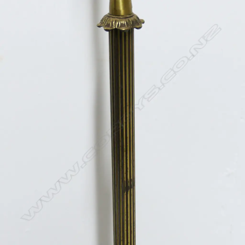 SWEDISH BRASS STANDARD / FLOOR LAMP BY EINER BACKSTROM - NO SHADE H.1250mm Image 1++