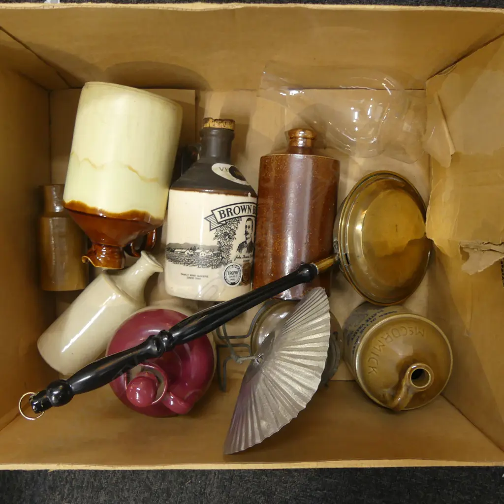 ASST. POTTERY BOTTLES, KERO LAMP ETC Image 1++