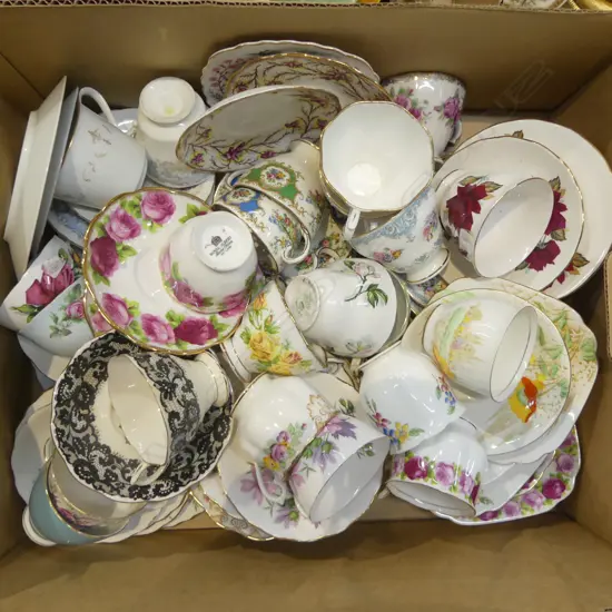ASST. QUALITY CHINA; C/S, TRIOS ETC INCL. R/ALBERT 'SENORITA' C/S (CUP w. HAIRLINES)