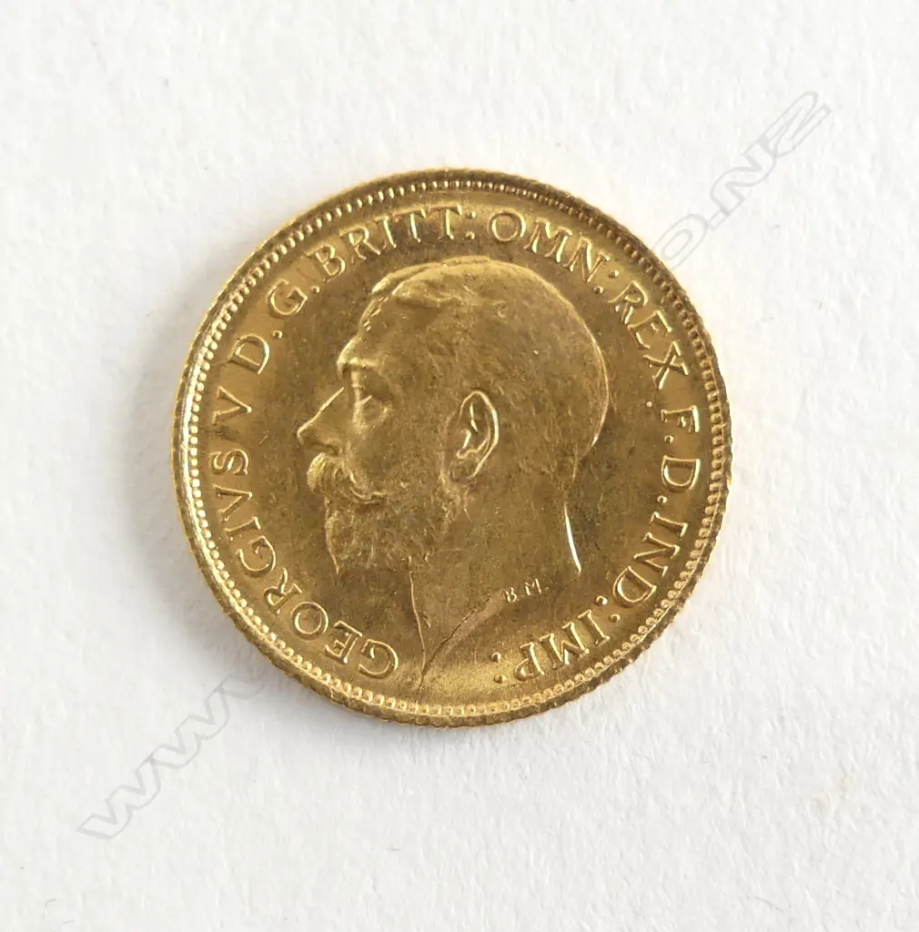 1915 GOLD HALF SOVEREIGN SYDNEY MINT Image 1++