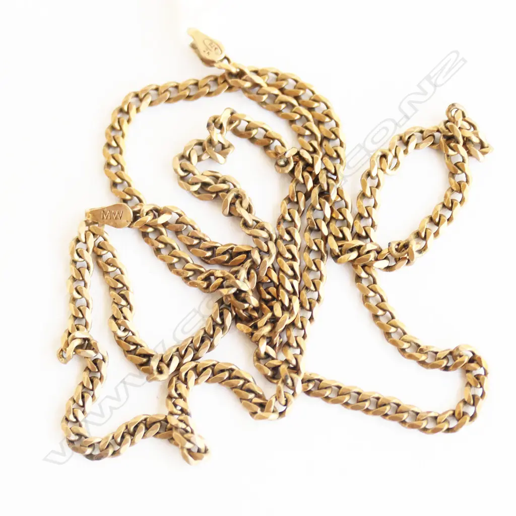 9ct GOLD CHAIN 8.5gms clasp missing Image 1++