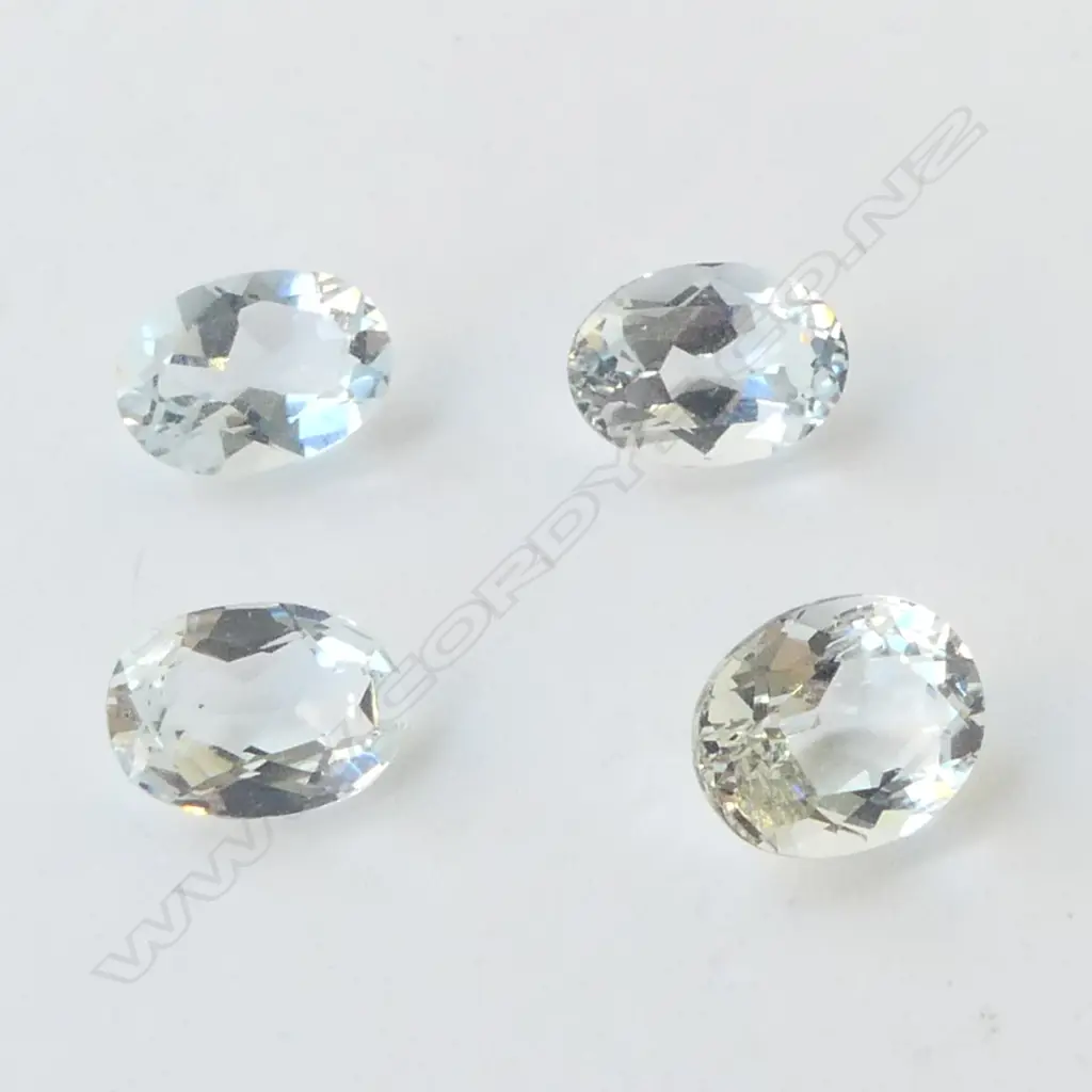 4 FACETED AQUAMARINE Image 1++