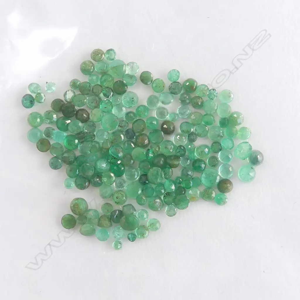 20ct FACETED EMERALDS Image 1++