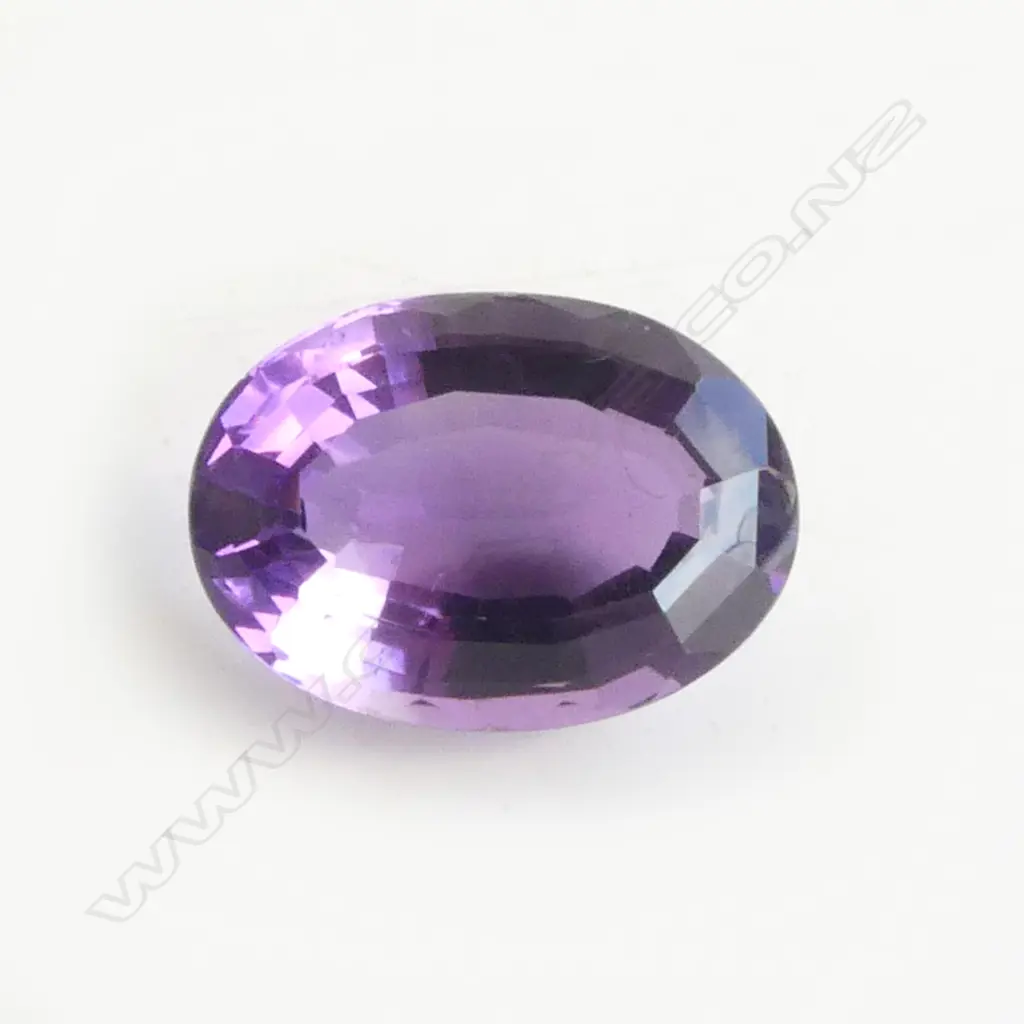 OVAL FACET CUT AMETHYS 20ct Image 1++