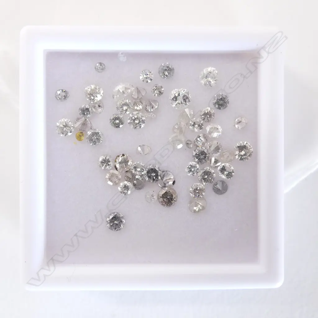 ASST. 4CT DIAMONDS; MIXED GRADE & SIZE Image 1++