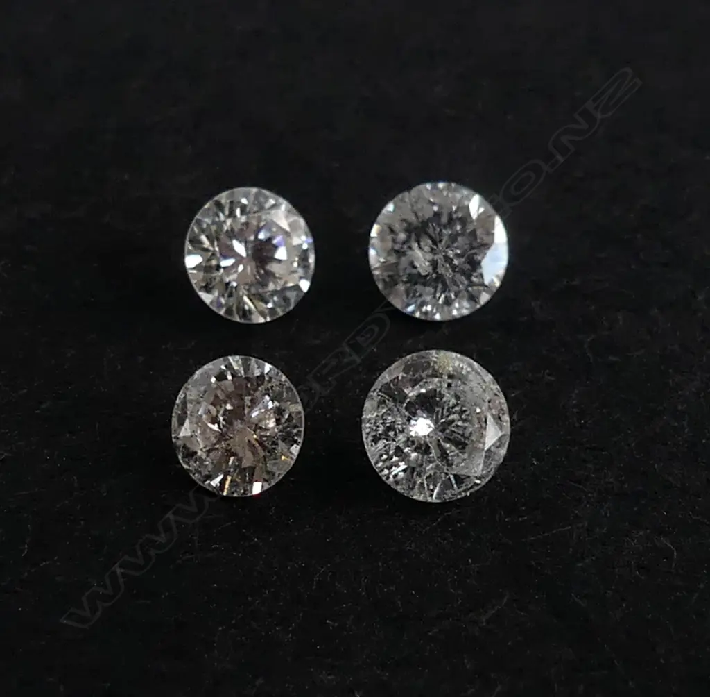 4 DIAMONDS TOTAL 1.03CTS Image 1++