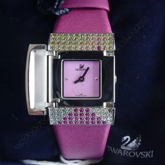SWAROVSKI LADIES AS NEW WRISTWATCH BOXED
