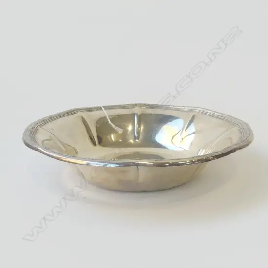 STERLING SILVER BOWL, 280mm dia 556gms