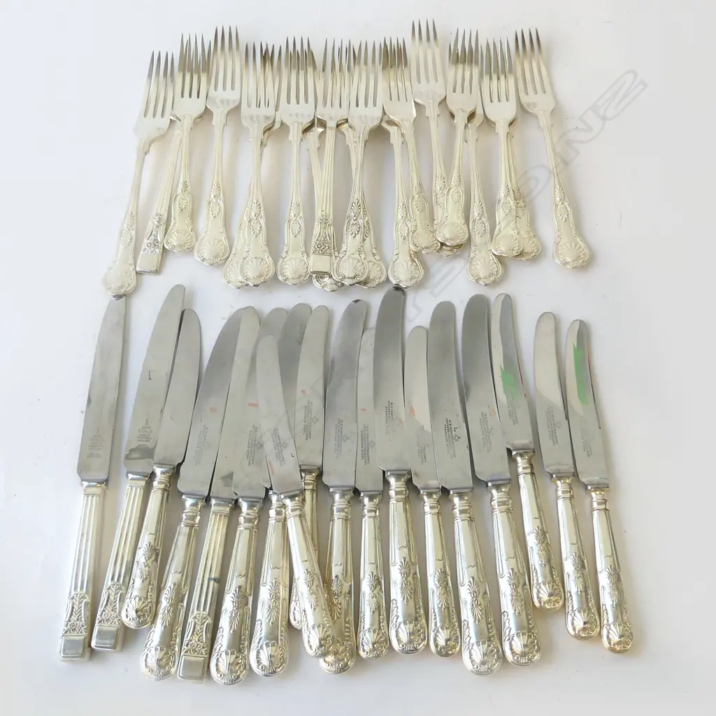 SILVER PLATE KINGS PATTERN CUTLERY Image 1++