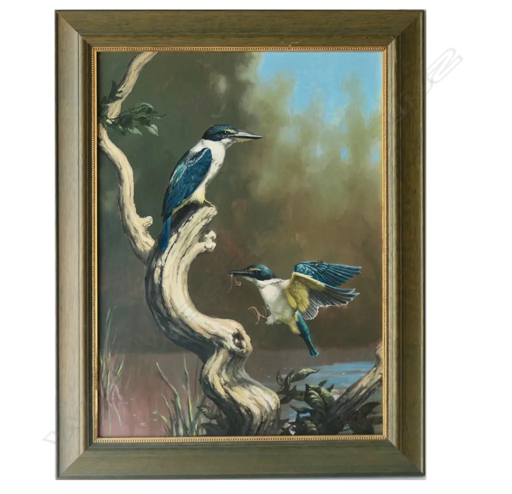 CRAIG PLATT ACRYLIC PAINTING, KOTARE, ACRYLIC, SIGNED, 580 X 430mm Image 1++