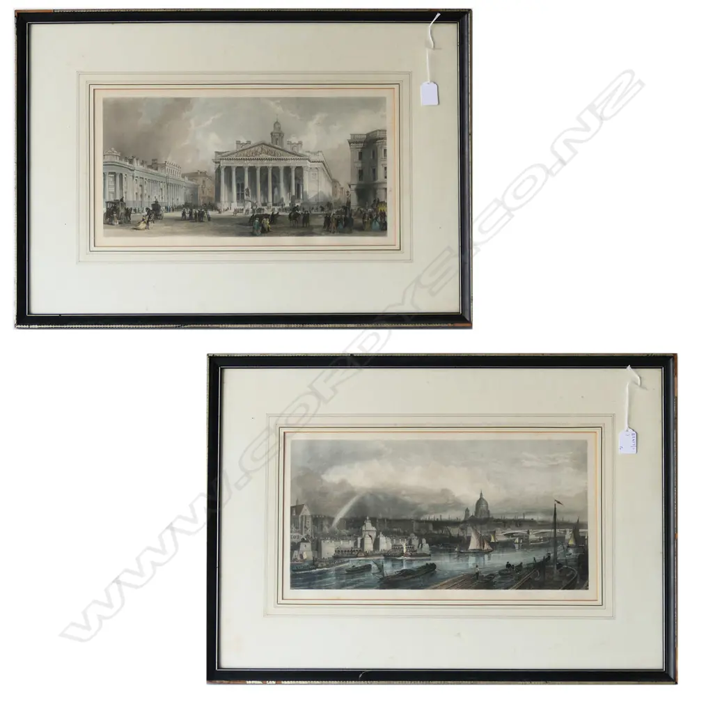 PR OF COLOURED ENGRAVINGS OF LONDON, 460 x 670mm Image 1++