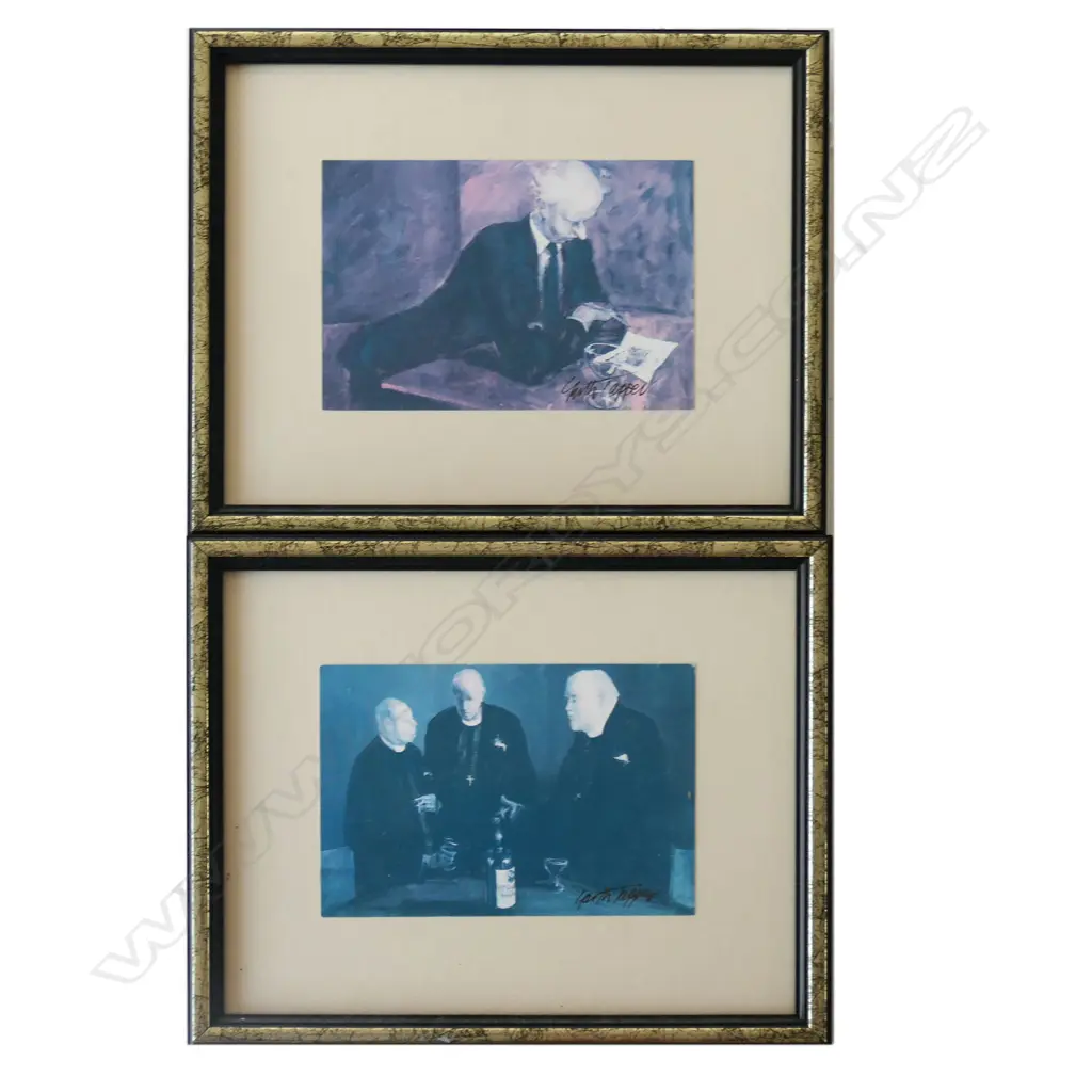 PR FRAMED & SIGNED GARTH TAPPER PHOTO LITHOGRAPHIC PRINTS H.100mm x 150mm Image 1++