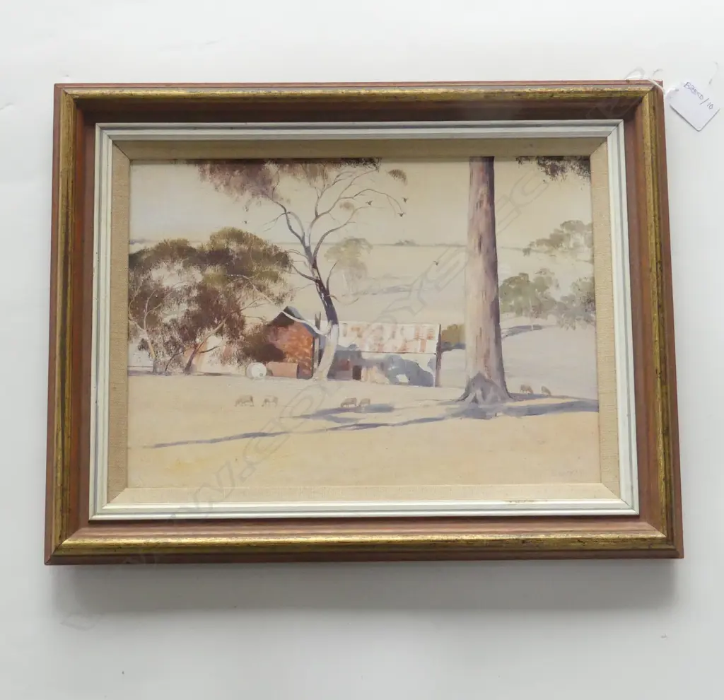 BRUCE MALLOCH (AUST. b. 1936) 'A SUMMER SETTING' OIL ON BOARD '84 235x325mm  Image 1++