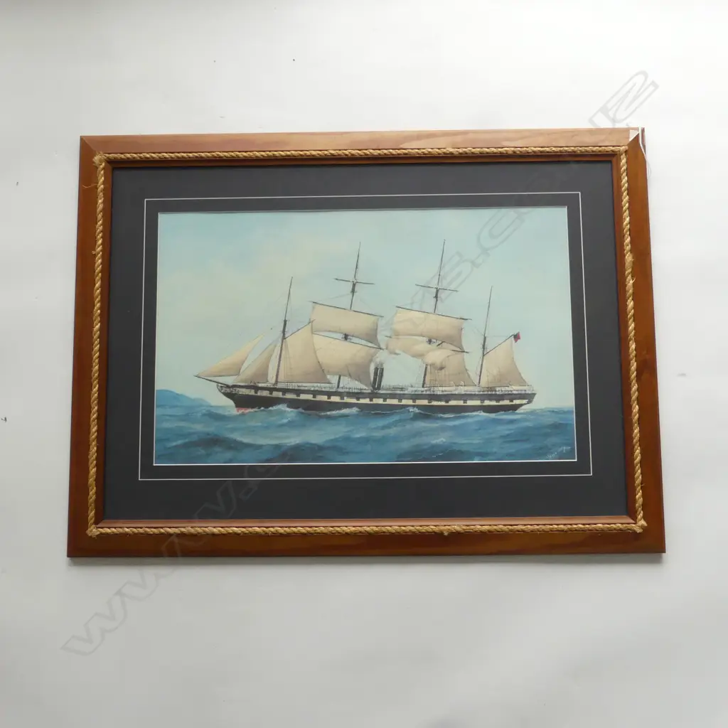 SAILING SHIP PRINT 350x570mm Image 1++