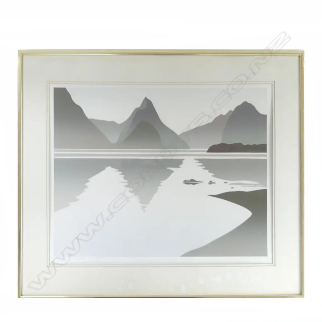 MALCOLM WARR 'MILFORD TWILIGHT' 33/75 '87 440x545mm Image 1++