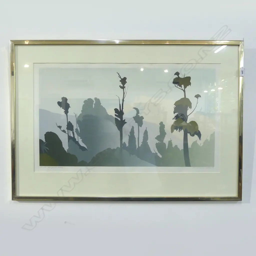 MALCOLM WARR 'RUAPEHU WEST' 115/135 '81 425x730mm Image 1++