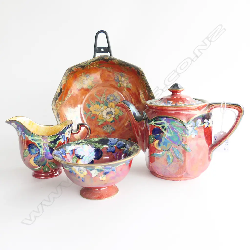 (25410) 4 PC GRIMWADES TEAPOT, M/S & BOWL Image 1++