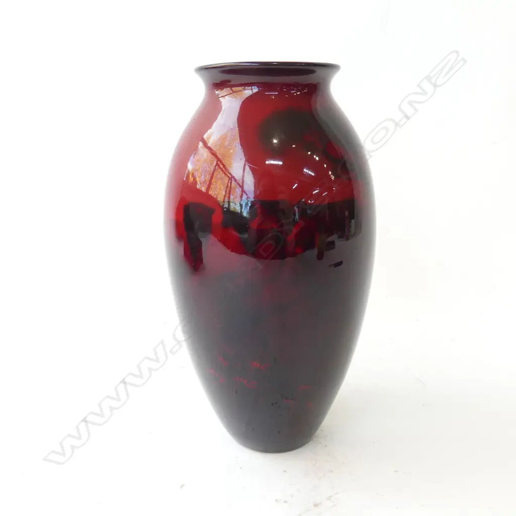 ROYAL DOULTON FLAMBE VASE H.200mm Image 1++