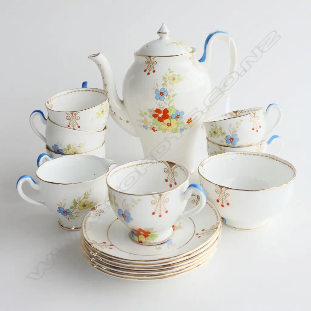WELLINGTON CHINA COFFEE SET H190MM COFFEE POT Image 1++