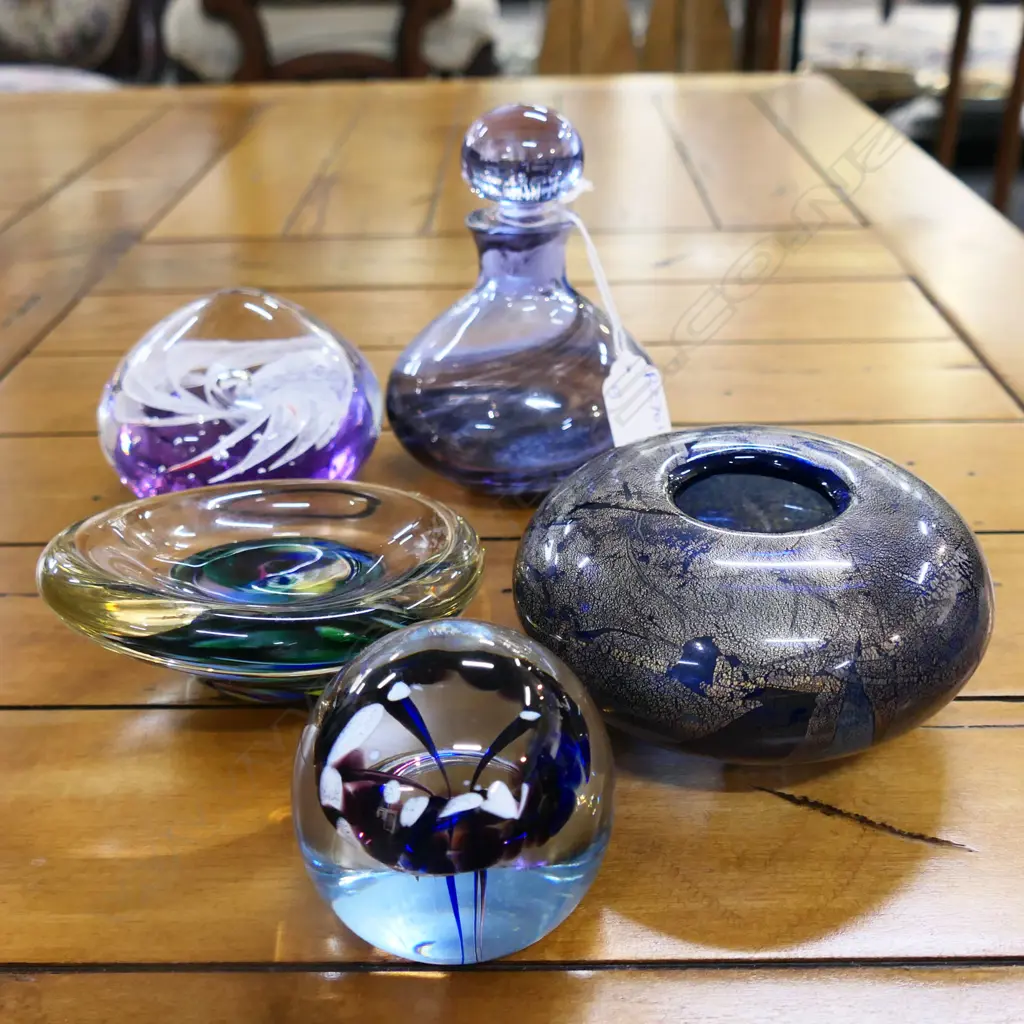 5 PCES ART GLASS H.110mm Image 1++