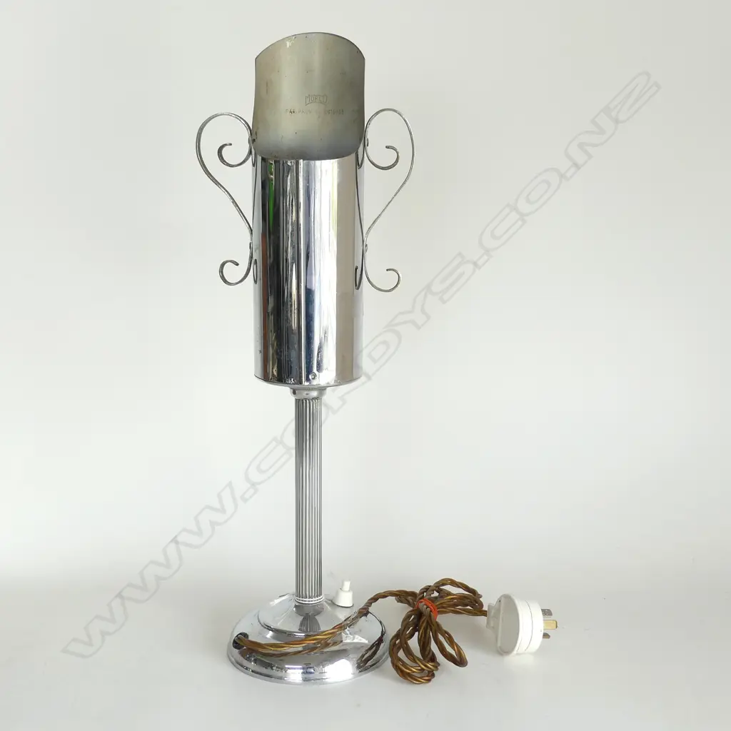 ART DECO CHROME LAMP H.430mm Image 1++